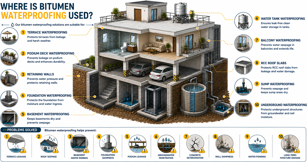 Common Sidewall Water Leakage and Signs You Need Walls Need Waterproofing
