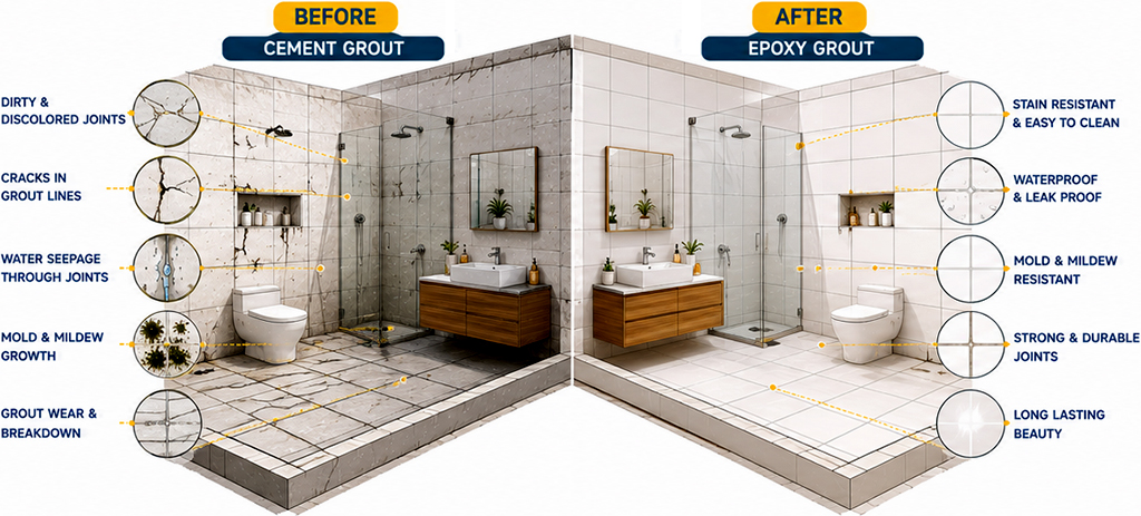 Common Bathroom Water Leakage and Signs You Need Walls Need Waterproofing