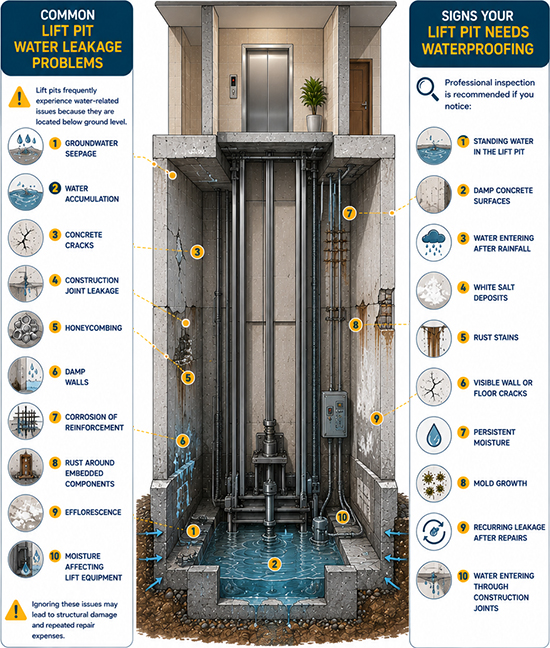 Common Sidewall Water Leakage and Signs You Need Walls Need Waterproofing