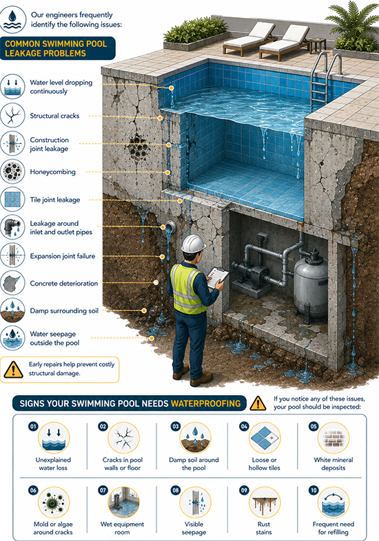 Common Sidewall Water Leakage and Signs You Need Walls Need Waterproofing