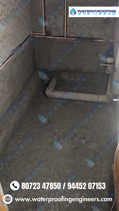 Mother roof waterproofing (internal waterproofing process)
