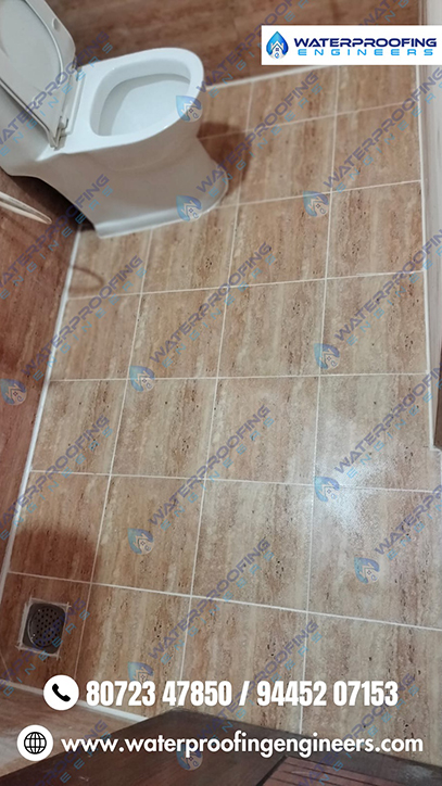 After Bathroom Waterproofing