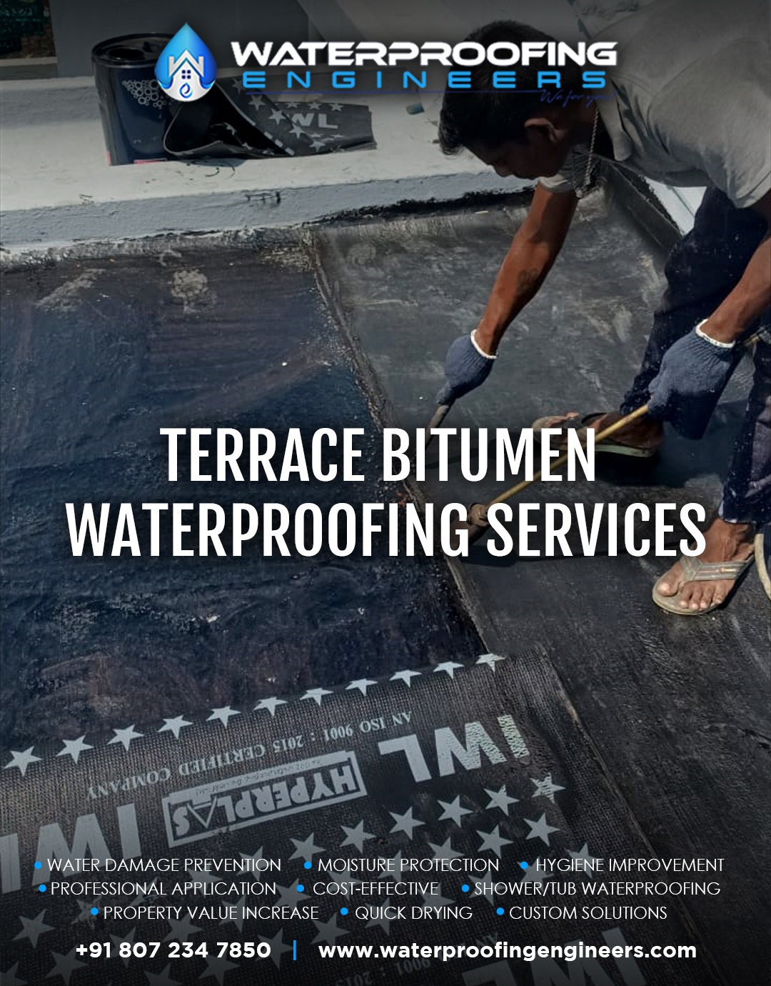 Terrace Waterproofing Contractors in Chennai – Waterproofing Engineers, Anna Nagar, Chennai