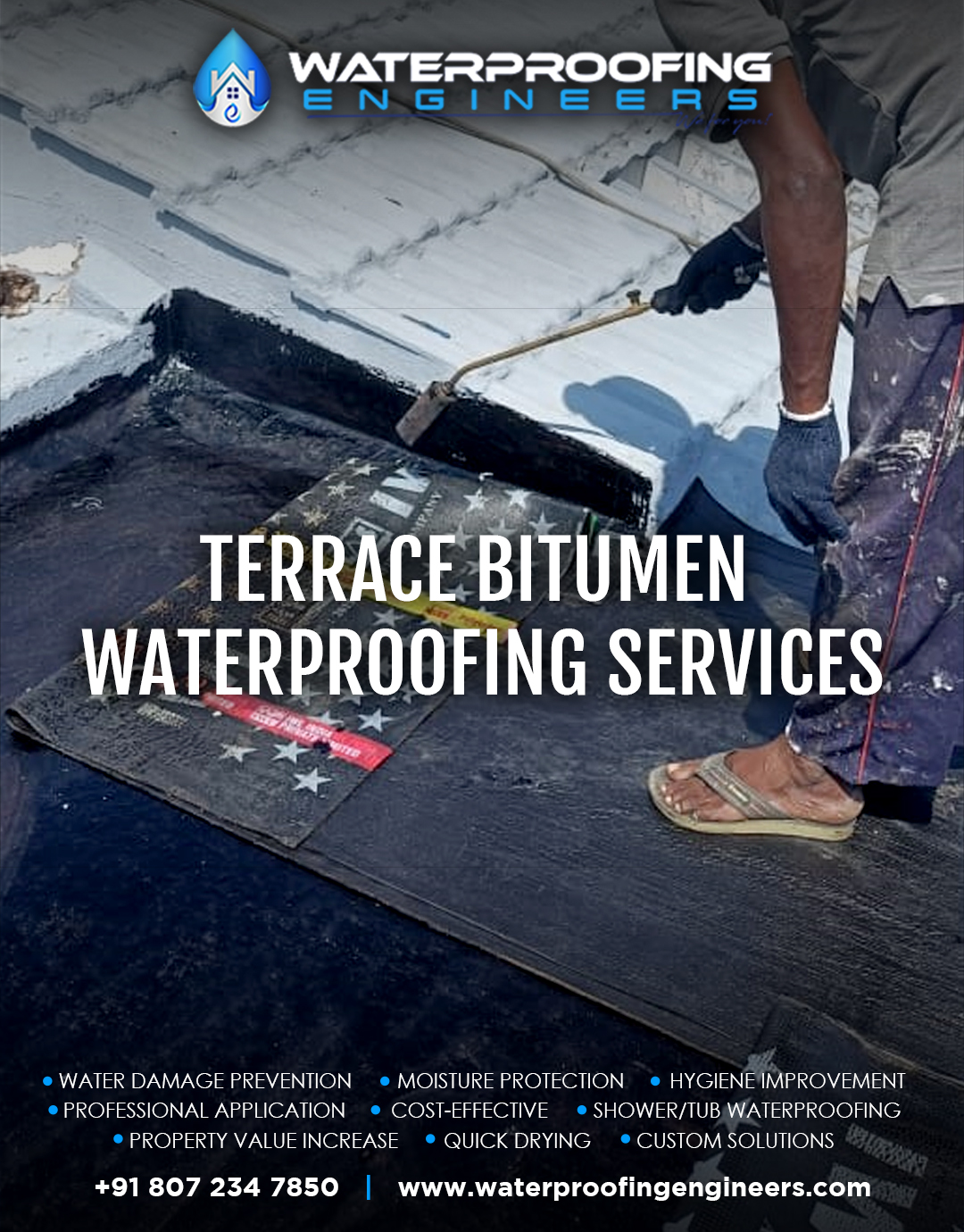 Terrace Waterproofing Contractors in Chennai – Waterproofing Engineers, Anna Nagar, Chennai