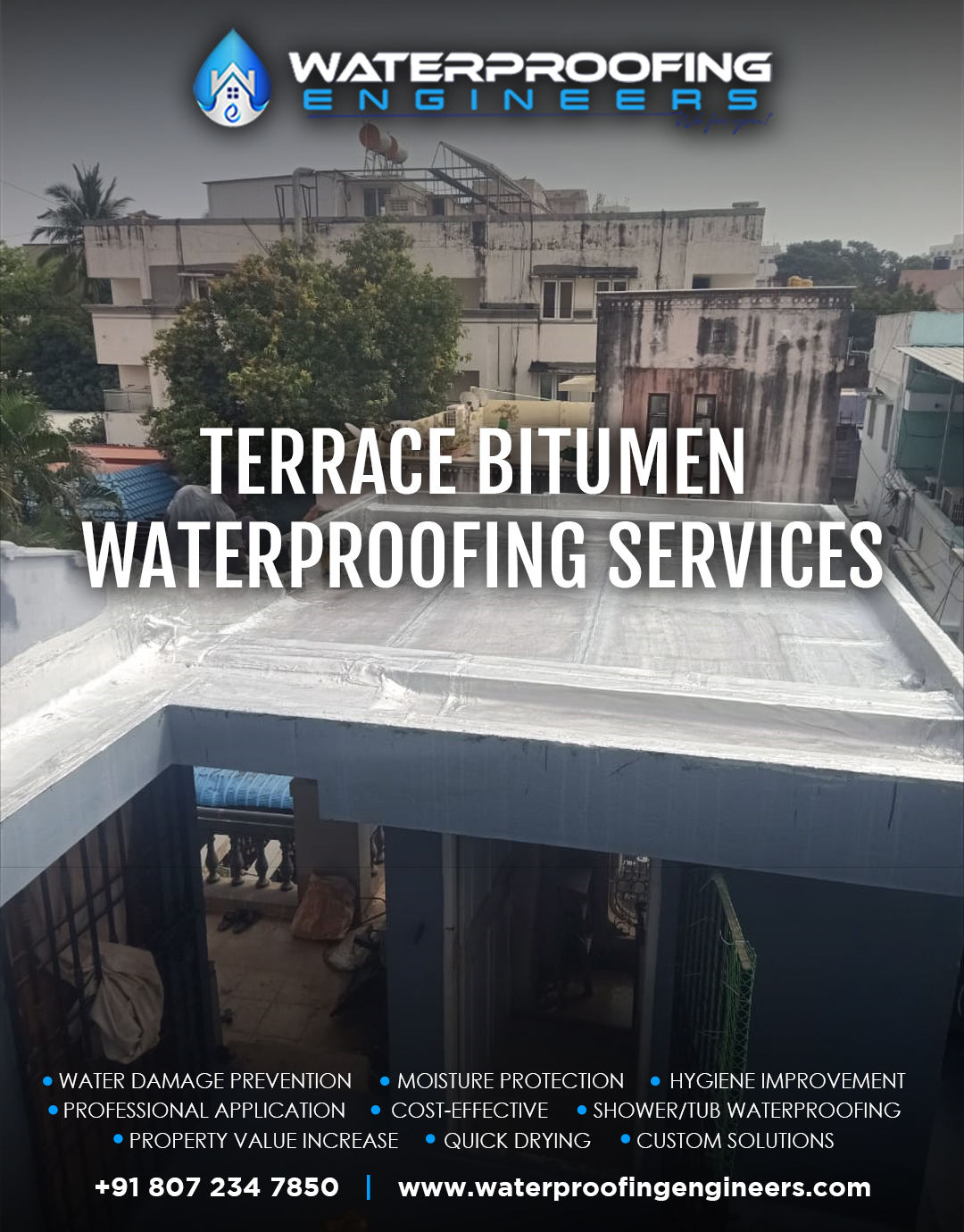 Terrace Waterproofing Services in Chennai – Why It’s Essential Before the Monsoon