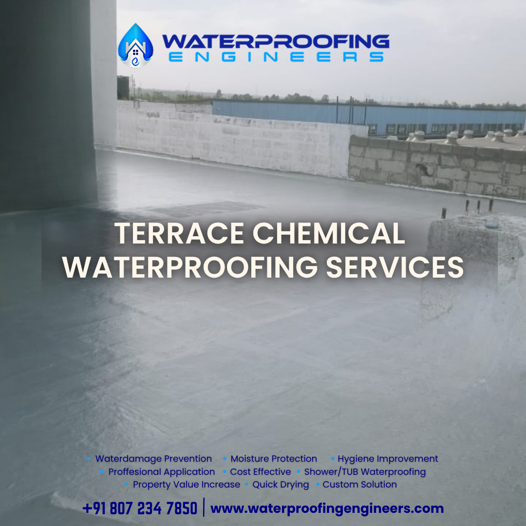 Chennai Terrace Waterproofing Work by Waterproofing Engineers – Best Waterproofing Company for Leak-Free Homes