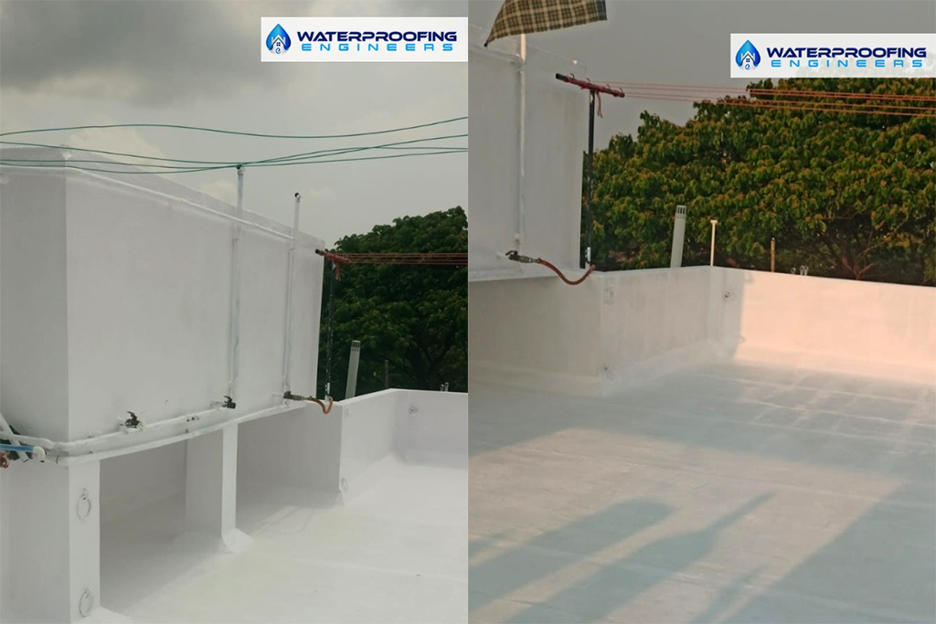 After Terrace Waterproofing Work After Terrace Waterproofing Work